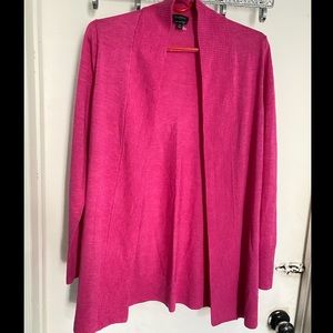 Talbots 100% Pure Marino Wool Pink Cardigan (M)